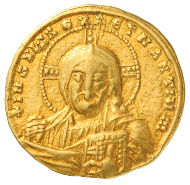 Unknown Artist. Solidus of Constantine VII Porphyrogenitus, 913-945 (regency), 945-959. Numismatic Museum, Athens.