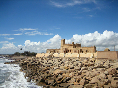 Fort Dansborg in Tranquebar, now Tharangambadi, in Tamil Nadu. Photograph: Eagersnap / http://creativecommons.org/licenses/by-sa/3.0/deed.en