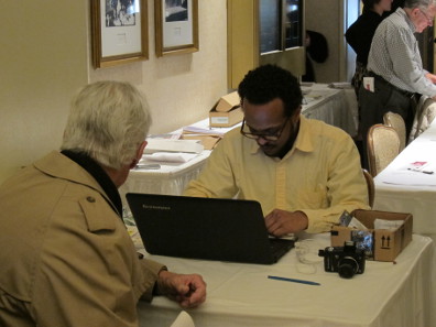 Registration for the New York International. Photo: UK.