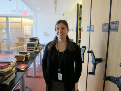 Elizabeth Hahn is responsible for the other big collection at the ANS: the library. Photo: UK.