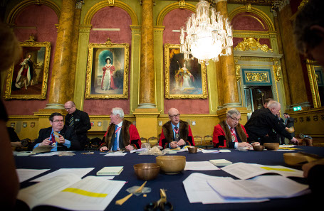 The Trial of the Pyx is an historic event and 730 years old. Photograph: The Goldsmiths' Company/Richard Lea-Hair