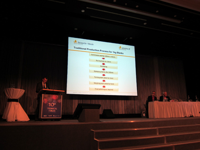 All interpreting services at the Technical Forum were sponsored by Heimerle & Meule. Photo: UK.