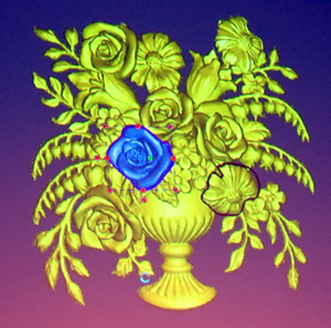An effective tool for designing coin images on the computer. Photo: UK.