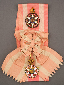 Brazil, Imperial Order of the Rose, Grand Cross set.