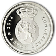 Constitution bicentenary 2014 200-krone silver coin. © Norges Bank.