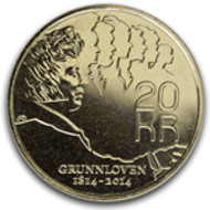 Special edition 20-krone circulation coin. © Norges Bank.