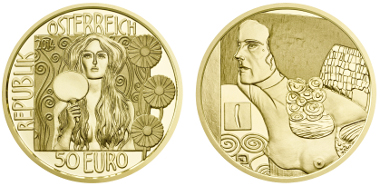 Austria / 50 euros / 986 gold / 10.14g / 22mm / Design: Helmut Andexlinger, Herbert Wähner / Mintage: 30,000.