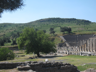 The sanctuary of Asclepius at Pergamum. Photograph: KW.