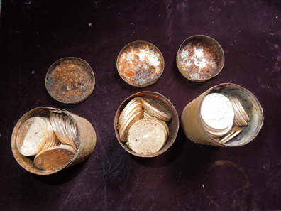 The coins were stored chronologically. Photograph: Kagin's.