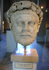Bust of Diocletian in the Archaeological Museum at Istanbul. Source: Wikicommons.
