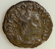 High quality photograph of the obverse of the same example on the occasion of the sale by auction at Numismatik Lanz. Foto (c) Andreas Pangerl, www.romancoins.info