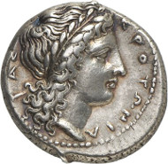 Lot 19: CROTON (Bruttium). Didrachm, c. 390-360 B. C. Extremely fine. Estimate: 1,200 euros. Final price: 13,000 euros.
