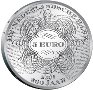 Netherlands/ 5 EUR/ Silver 925/ 15.5 g/ 33 mm/ Mintage: 12,500 (including color coins).
