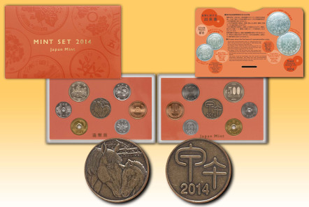 Japan Mint's Mint Set 2014. Source: Japan Mint.