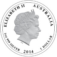 Australia/ 1 AUD/ 1oz/ Silver .999/ 40.6mm/ Design: Wade Robinson/ Mintage: 5,000.