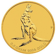 Australia / 2 AUD / 0.016oz 9999 Gold / 0.5g / 11.60mm / Design: Tom Vaughan / Mintage: Unlimited.