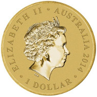 Australia/ 1 AUD/ Aluminium Bronze/ 13.8 g/ 30.60 mm/ Design: Tom Vaughan/ Mintage: Unlimited.