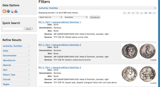 This is a research result in OCRE's user interface.