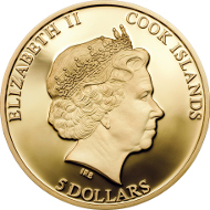 Cook Islands / 5 Dollars / .925 silver / 25 g / 38.61 mm / Mintage: 2,000.