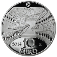 Italy/ 10 EUR/ Silver 925/ 22 g/ 34 mm/ Mintage: 6,500.