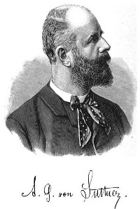 Arthur Gundaccar von Suttner. Source: Wikicommons.