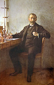 Alfred Nobel. Painting by Emil Östermann. Source: Wikicommons.