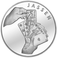 Switzerland / 20 CHF / Silver .835 / 20g / 33mm / Design: Roland Hirter / Mintage: 7,000 (Proof), 50,000 (standard coinage uncirculated).