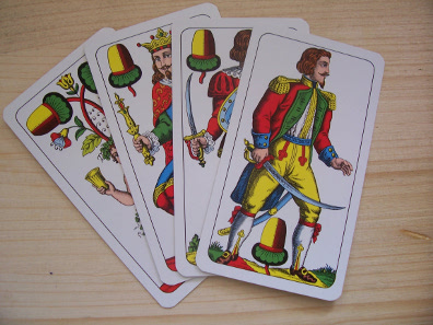 German cards. Source: Wikicommons.