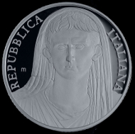 Italy / 10 euros / 925 silver / 22g / 34mm / Mintage: 5,000.