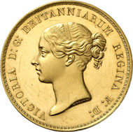 Great Britain. Victoria (1837-1901). 5 pounds 1839, London.