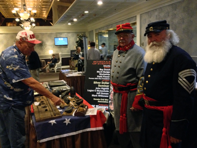 The Nevada Civil War Association with historical exhibits. Photo: CKShows.com