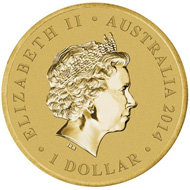 Australia / 1 AUD / Aluminium Bronze / 13.5 g/ 30.6 mm/ Design: Tom Vaughan/ Mintage: Unlimited.