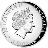 Australia / 1 AUD / 1 oz / Silver / 32.6 mm / Design: Natasha Muhl / Mintage: 10,000.