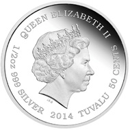 Tuvalu / 0.5 TVD / 1/2 oz / Silver .999 / 36.6 mm / Design: Ing Ing Jong / Mintage: 6,000.