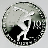 Italy / 10 euros / 925 silver / 22g / 34mm / Mintage: 5,000.