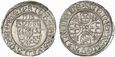 John III, 1511-1539. Albus 1513. From auction sale Künker 143 (2008), 1975.