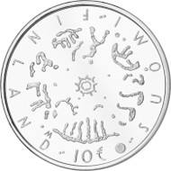 Finland / 10 euros / 500 silver / 10g / 28.5mm / Design: Pertti Mäkinen / Mintage: 10,000.