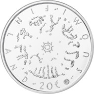 Finland / 20 euros / 925 silver / 25.5g / 38.6mm / Design: Pertti Mäkinen / Mintage: 5,000.