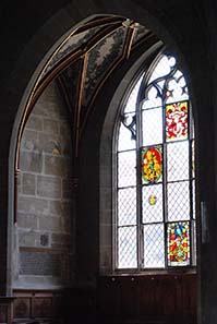 View inside the chapel of the Diesbach family in the Bernese Cathedral. Photograph: Markus Beyeler.