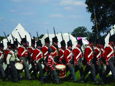 Re-enactment at the Festival of History (now History Live!). Credit: CBA.