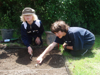 Young archaeologists.