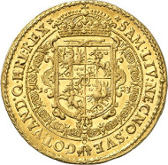 Lot 3145: POLAND. Sigismund III (1587-1632). 5 ducats 1623, Bromberg. Fb. 78. Only three specimens known to exist. Extremely fine to proof-like. Estimate: 125,000,- euros. Hammer price: 170,000,- euros.
