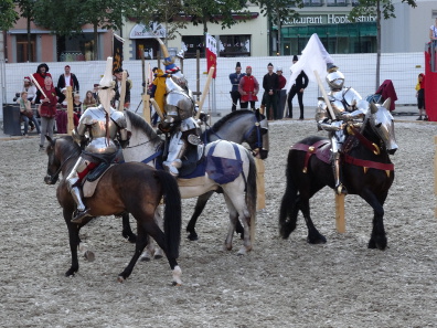 Punishment in the context of a mace tournament. Photograph: KW.