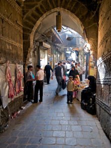 The Suq of Aleppo in 2010. Photograph: Dirk D. / http://creativecommons.org/licenses/by-sa/3.0