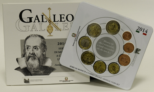 The Italian 2014 coin set.