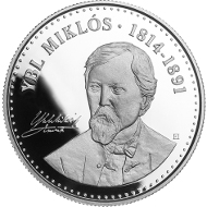Silver version. Hungary/ 10,000 HUF/ Silver .925/ 24 g/ 37 mm/ Design: ERÖSS Ildikó Mintage: 5,000.
