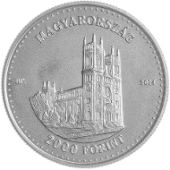 Base metal version. Hungary/ 2,000 HUF/ Silver .925/ 23.7 g/ 37 mm/ Design: ERÖSS Ildikó Mintage: 5,000.