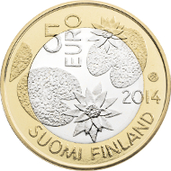 Finland/ 5 Euro/ 9.8 g/ 27.25 mm/ Design: Reijo Paavilainen/ Mintage: 7,000.