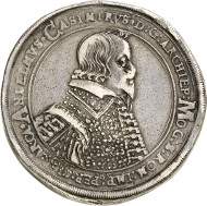 Mainz. Anselm Casimir Wamboldt von Umstadt (1629-1647). Thick triple reichsthaler 1639, Mainz. From Horn Collection, Meißen. Of great rarity. Very fine. Estimate: 20,000 euros.