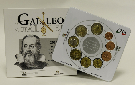 The Italian 2014 coin set.
